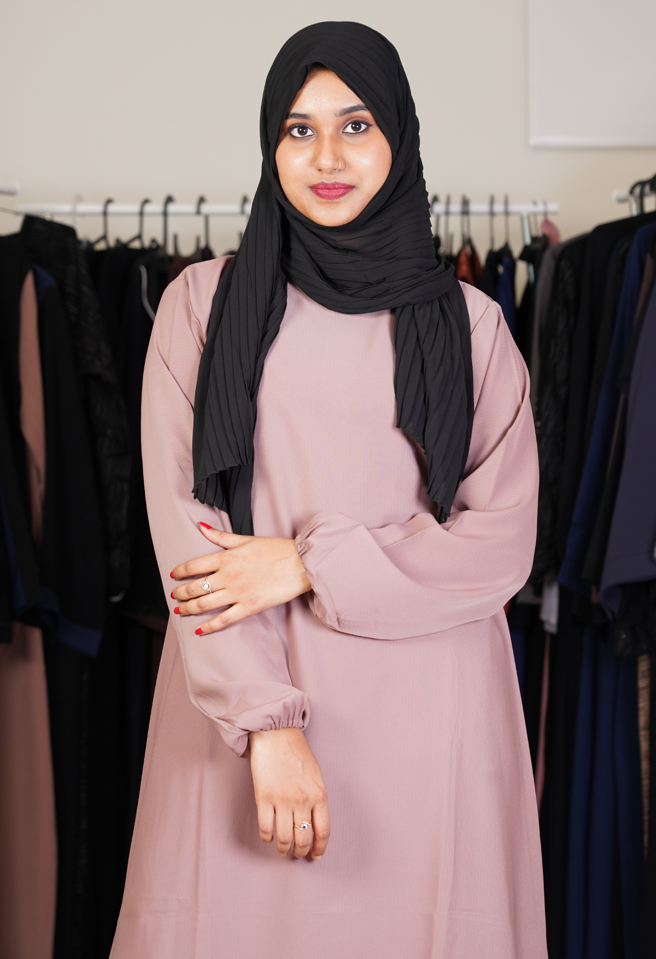 Peach Maxi Abaya