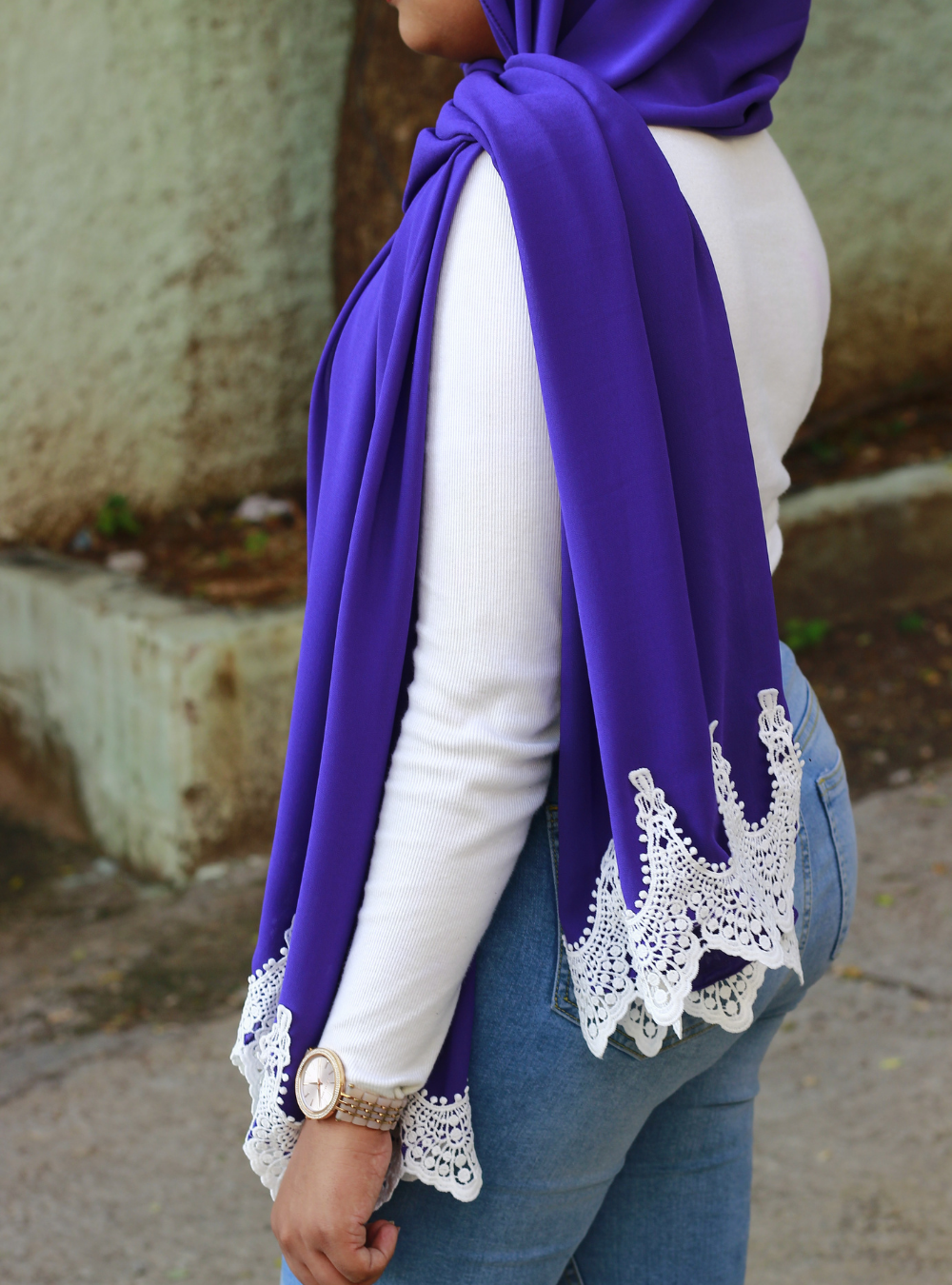 Premium Chiffon Lace Hijab