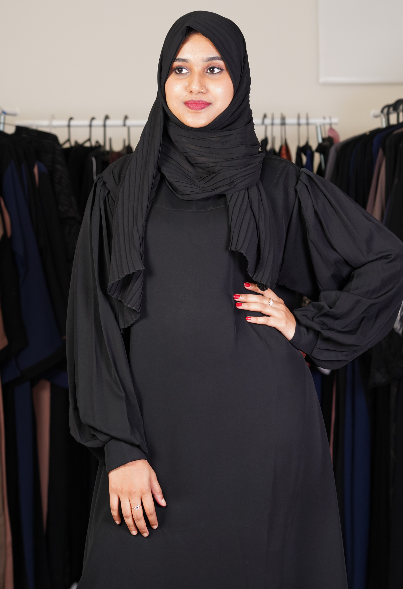 Basic Black Closed/Maxi Abaya