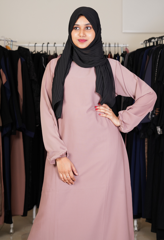 Peach Maxi Abaya