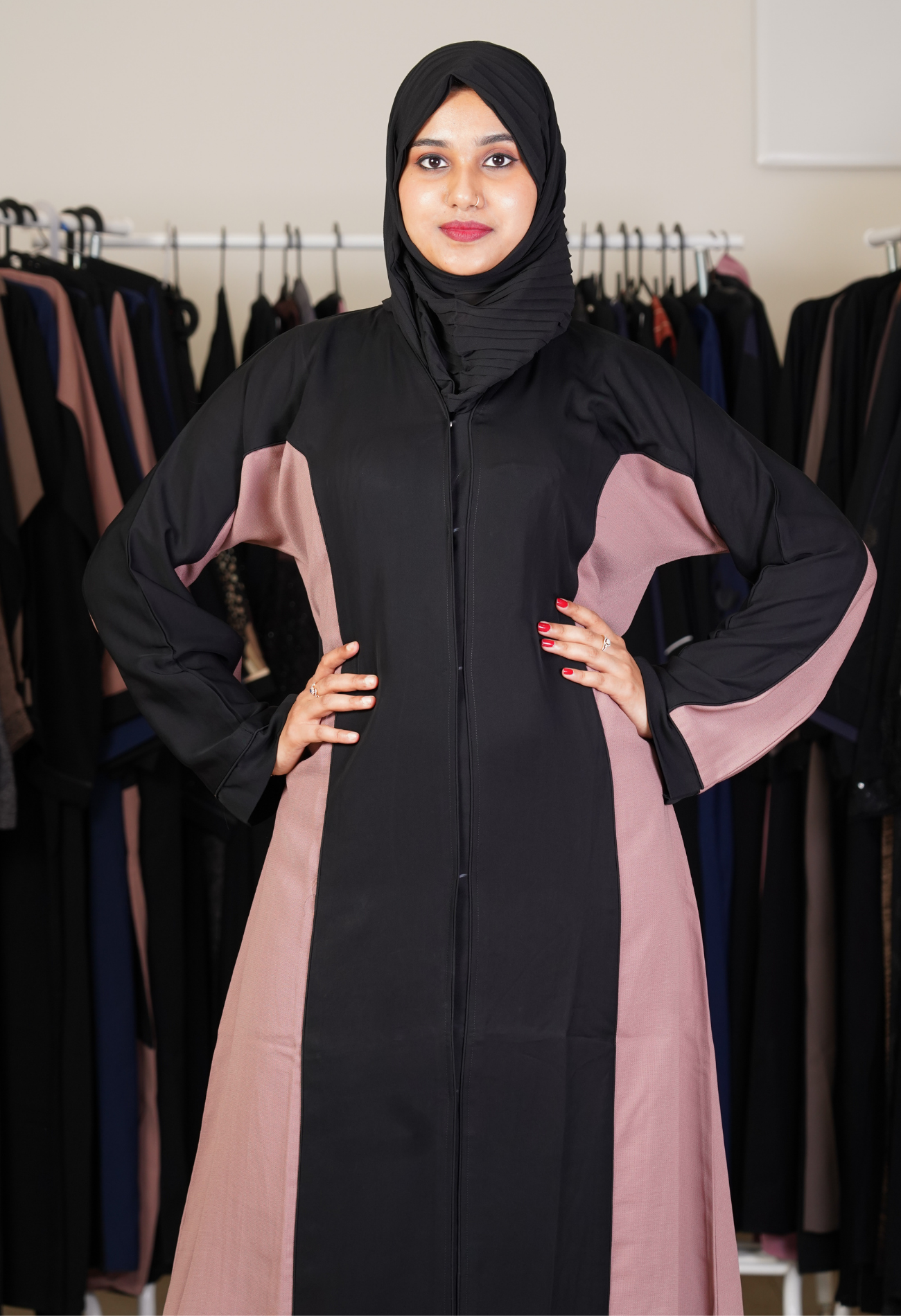 Two Tone Abaya