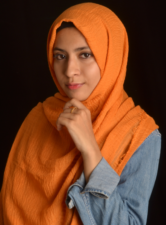 Carrot Crinkle/Wrinkle Hijab